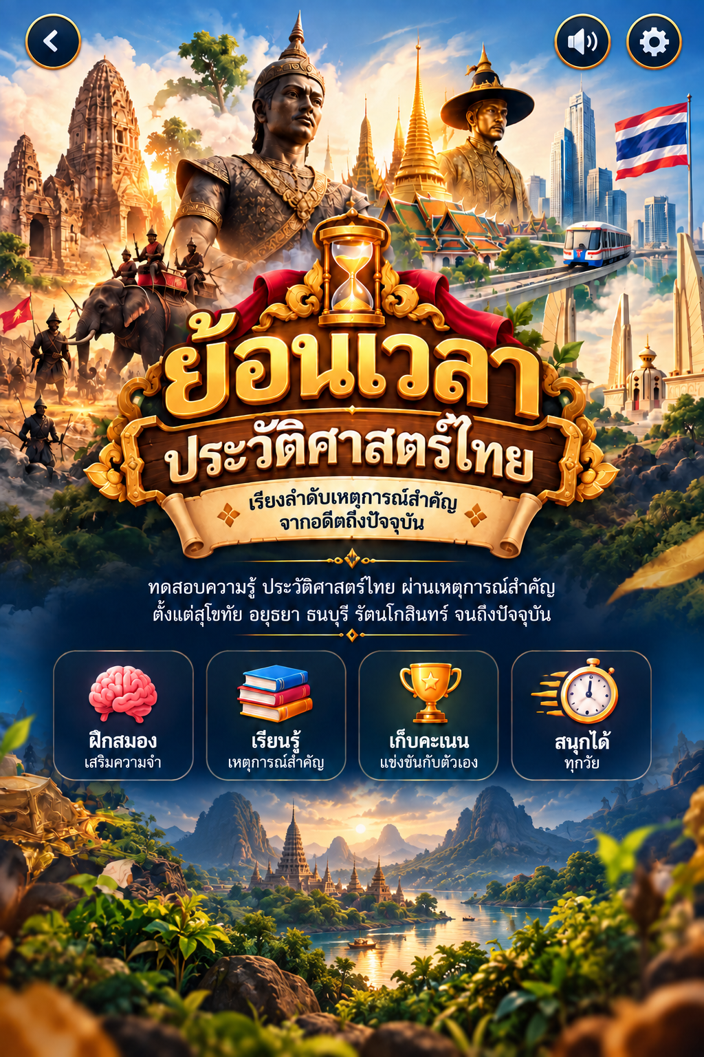ย้อนเวลาประวัติศาสตร์ไทย เรียงลำดับเหตุการณ์สำคัญจากอดีตถึงปัจจุบัน