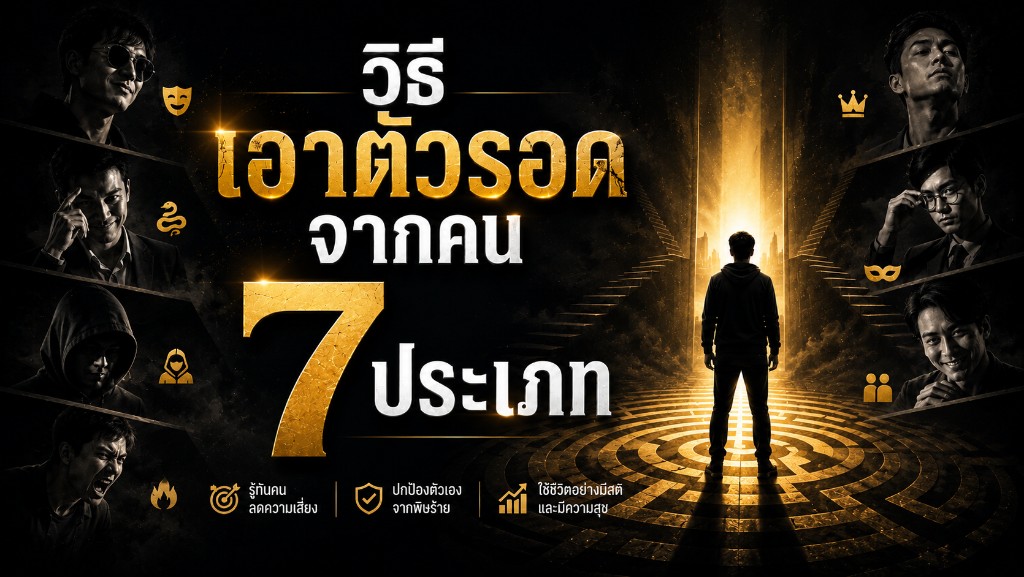 วิธีเอาตัวรอดจากคน 7 ประเภท