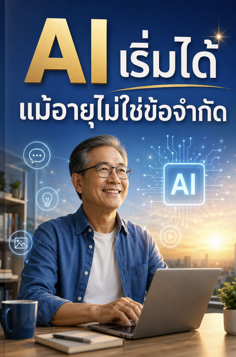 AI เริ่มได้ แม้อายุไม่ใช่ข้อจำกัด