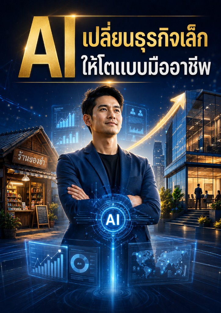 AI เปลี่ยนธุรกิจเล็ก ให้โตแบบมืออาชีพ