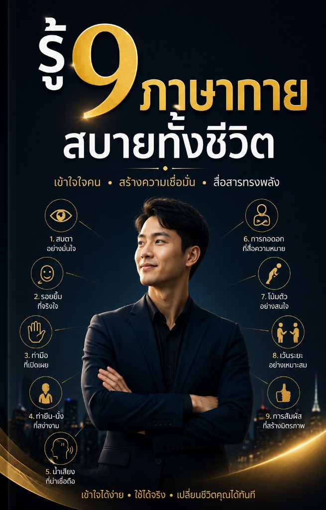 รู้ 9 ภาษากายสบายทั้งชีวิต