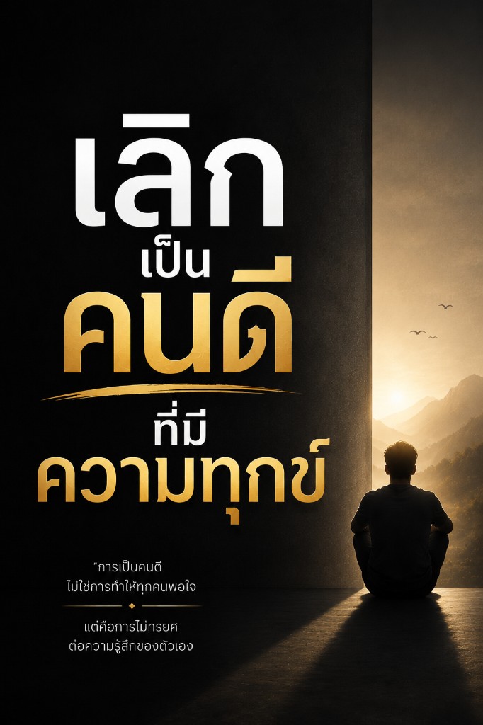 เลิกเป็นคนดีที่มีความทุกข์